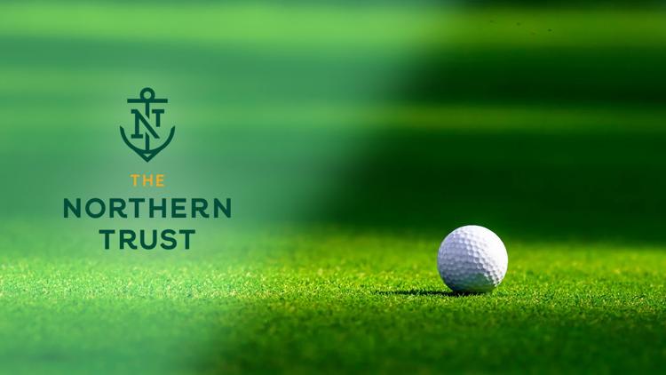 Постер Гольф. Тур PGA. The Northern Trust в США. День 1