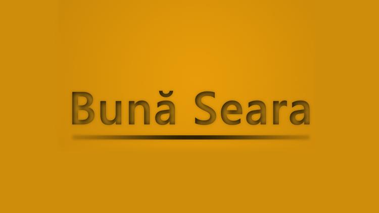 Постер Bună seara!