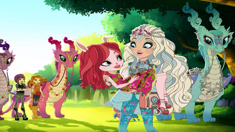 Постер Ever after high: Игра драконов