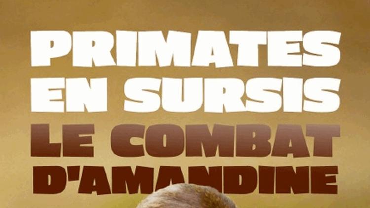 Постер Primates en sursis, le combat d'Amandine