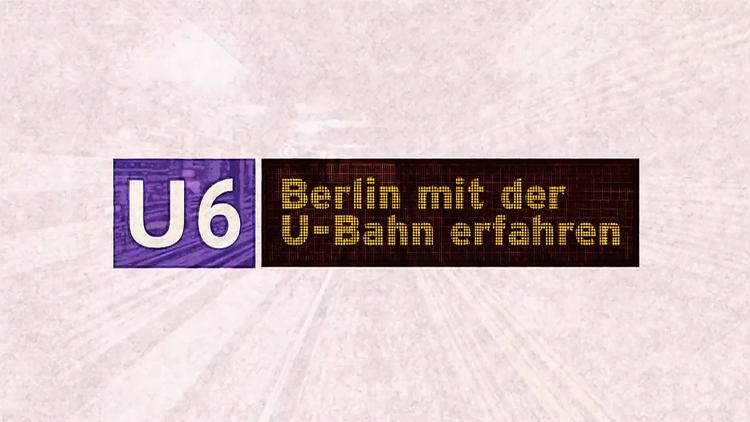 Постер Berlin mit der U-Bahn erfahren