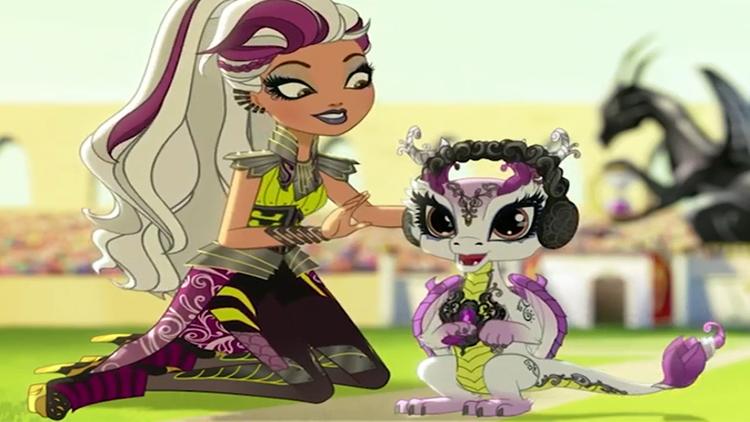 Постер Ever after high: Игра драконов