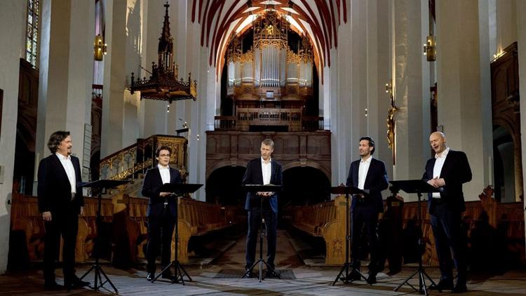 Постер L'ensemble vocal Amarcord chante Josquin des Prés