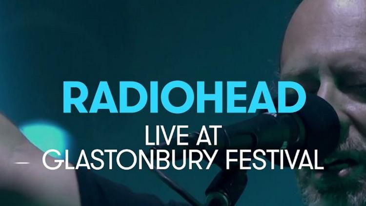 Постер Radiohead - Live at Glastonbury Festival