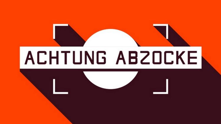 Постер Achtung Abzocke