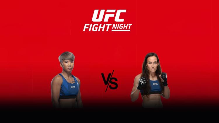 Постер UFC Fight Night ESPN 16. Лома Локбунми vs Джин Ю Фрей