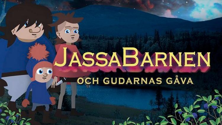 Постер Jassabarnen och gudarnas gåva på finska