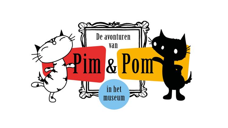 Постер De avonturen van Pim & Pom in het museum