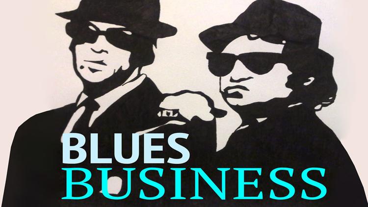 Постер Blues business