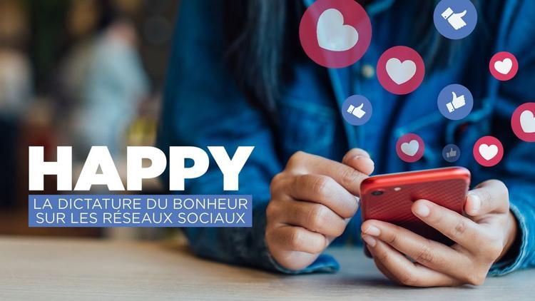 Постер Happy. La dictature du bonheur sur les réseaux sociaux