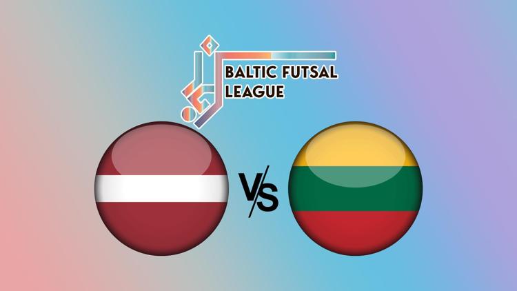 Постер Baltijas kauss telpu futbolā: Latvija - Lietuva