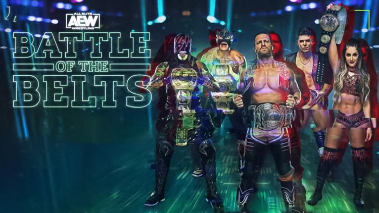 Постер All Elite Wrestling: Battle of the Belts