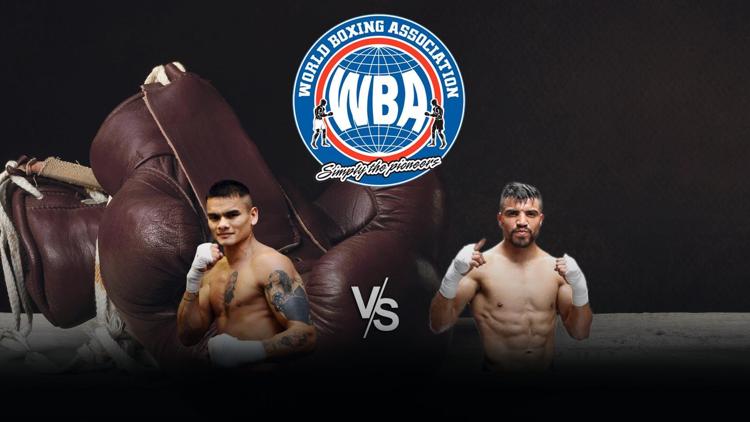 Постер Бой за временный титул WBA в 1-м полусреднем весе. Маркос Майдана - Виктор Ортис