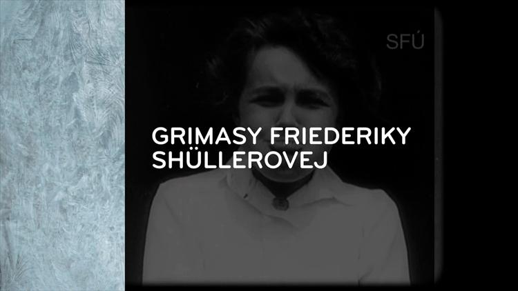 Постер Grimasy Friederiky Schüllerovej