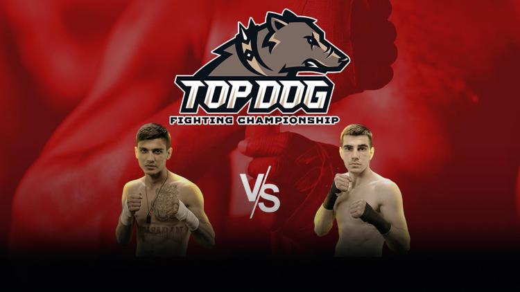 Постер Top Dog FC 5. Искандар «Шеф-повар» Зияев vs Адам «Борз» Самбиев