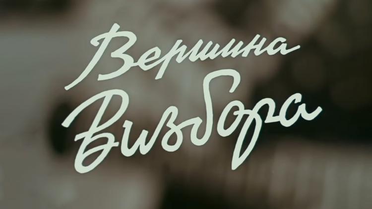 Постер Вершина Визбора