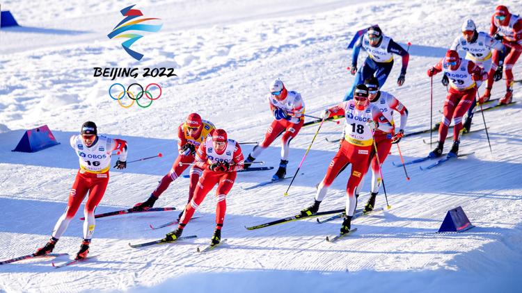 Постер Skilanglauf: Olympische Spiele 2022 in Peking. Frauen