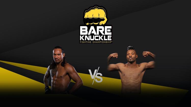 Постер Бокс. Bare Knuckle FC. Луис Паломино против Мартина Брауна. Трансляция из США