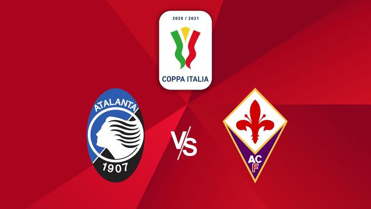 Постер İtalya kupasi çeyrek final futbol karşilaşmasi. Atalanta - Fiorentina