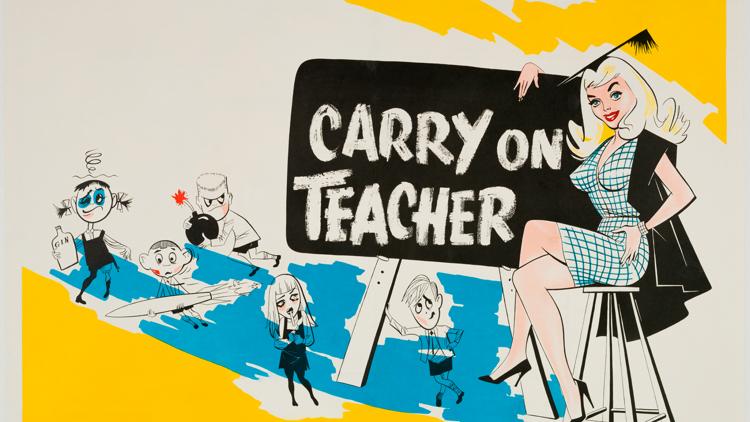 Постер Carry On Teacher