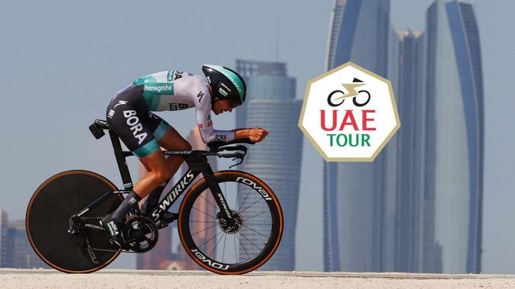 Постер Cycling. World Tour UAE. Tour stage 01. Men