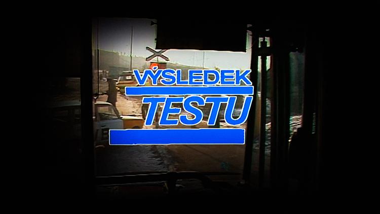 Постер Výsledek testu