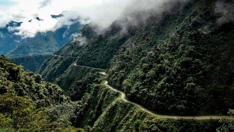 Постер Bolivia highway of death