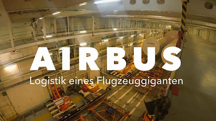 Постер Airbus — Logistik eines Flugzeuggiganten