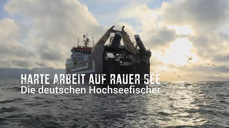 Постер Harte Arbeit auf rauer See-Die deutschen Hochseefischer