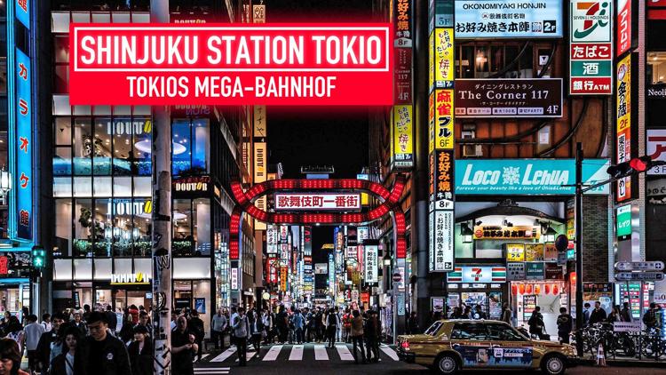 Постер Shinjuku Station Tokio — Tokios Mega-Bahnhof