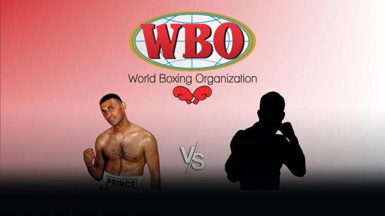 Постер Бой за титул WBO в полулёгком весе. Насим Хамед - Оги Санчес