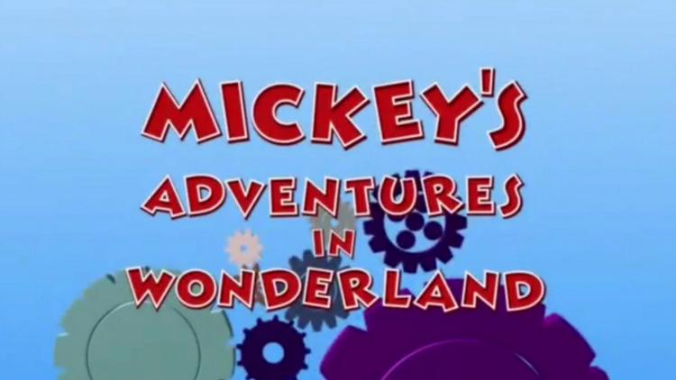 Постер Mickey's Adventures in Wonderland