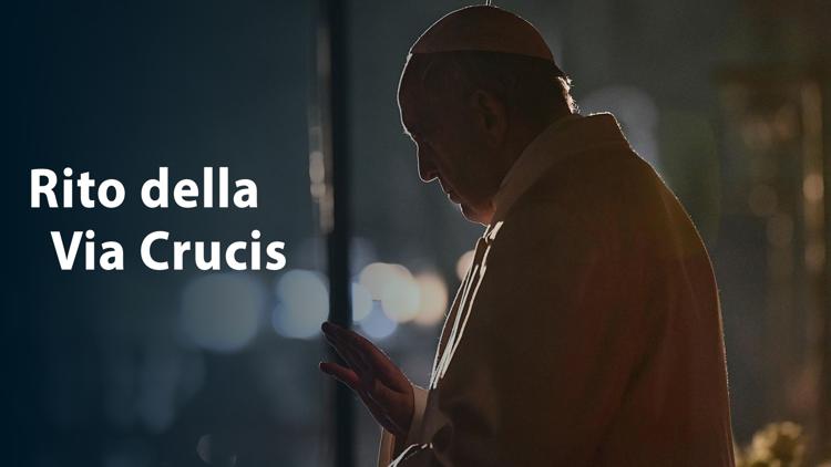 Постер Rito della Via Crucis presieduto da Papa Francesco