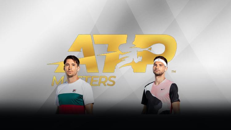 Постер Теннис. ATP Masters. Монте-Карло, Монако. Душан Лайович - Григор Димитров