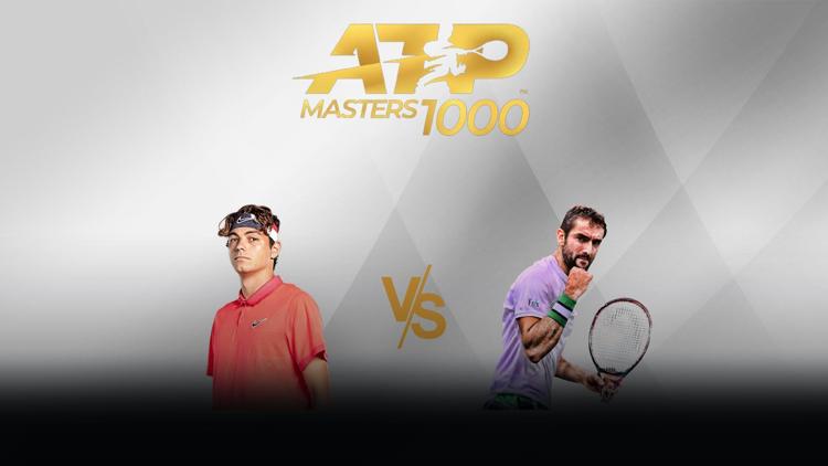 Постер Теннис. ATP Masters. Монте-Карло, Монако. Тэйлор Фритц - Марин Чилич