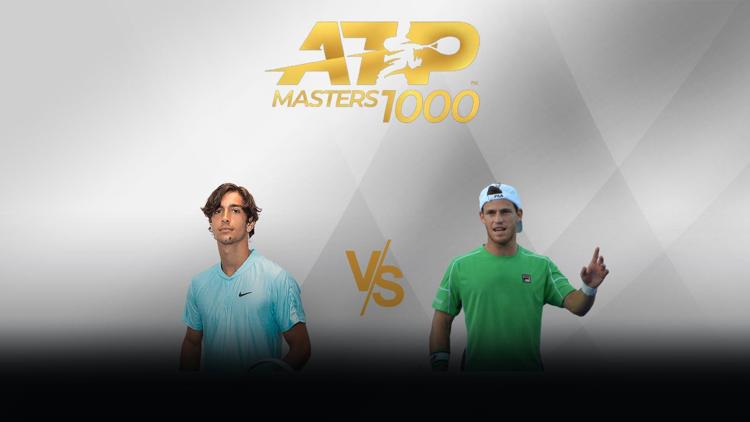 Постер Теннис. ATP Masters. Монте-Карло, Монако. 1/8 финала. Лоренцо Музетти - Диего Шварцман