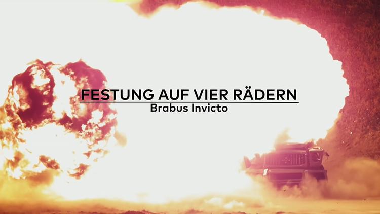 Постер Festung auf vier Rädern – Brabus Invicto