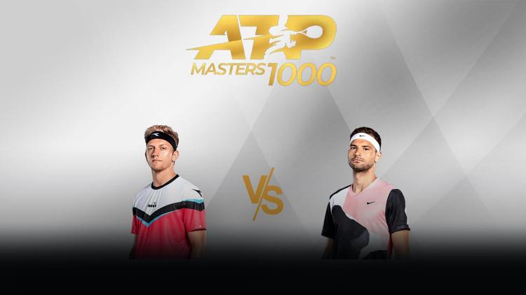 Постер Теннис. ATP Masters. Монте-Карло, Монако. 1/2 финала. Алехандро Давидович-Фокина (Испания) - Григор Димитров (Болгария)