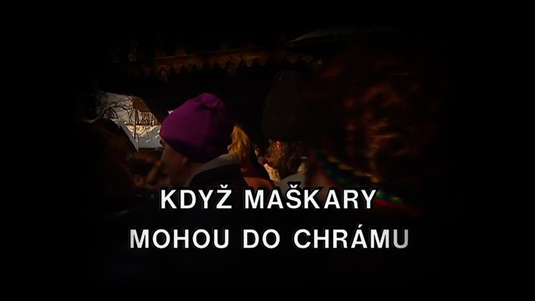 Постер Když maškary mohou do chrámu