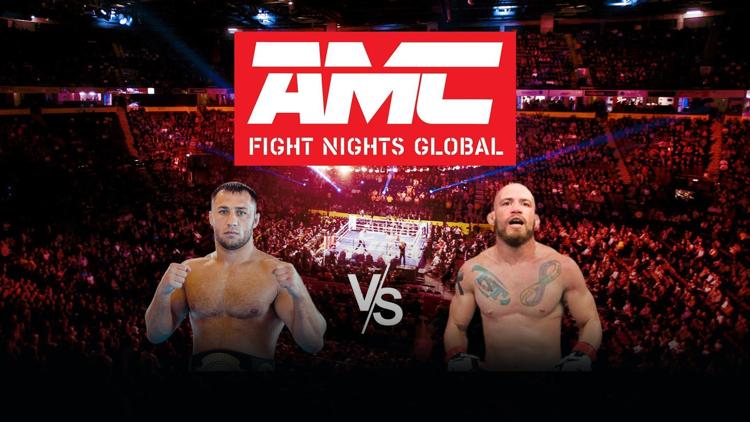 Постер Смешанные единоборства. AMC Fight Nights. Геннадий Ковалёв против Марсио Сантоса. Трансляция из Владивостока