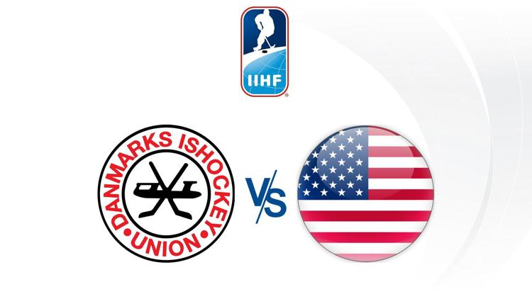 Постер IIHF World Championship 2018 Denmark vs. U.S.