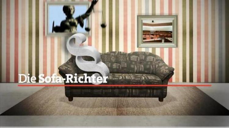 Постер Die Sofa-Richter