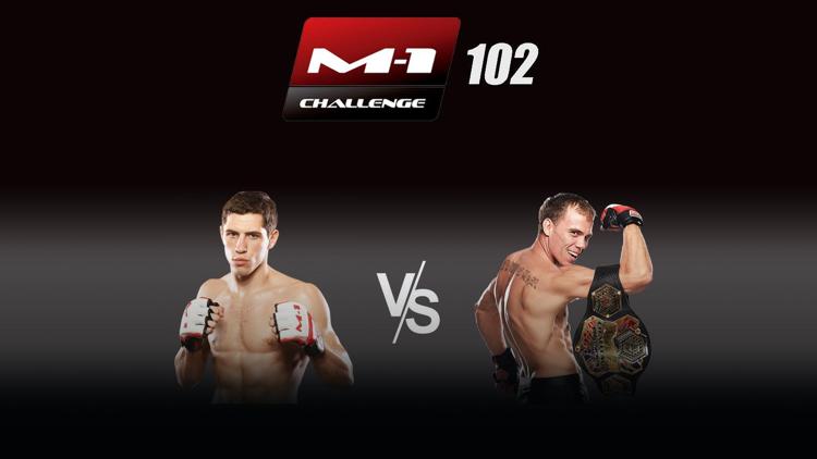 Постер M-1 Names. M-1 Challenge 102. В.Колесник vs Н.Ландвер