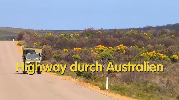 Постер Highway durch Australien