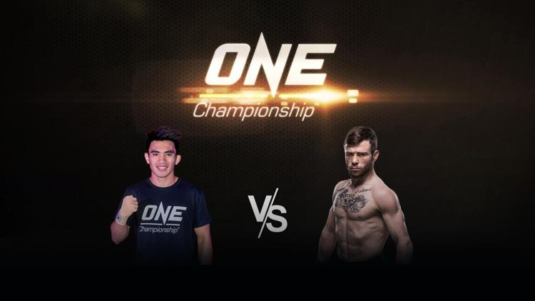 Постер Смешанные единоборства. One FC. Джошуа Пасио против Джарреда Брукса. Трансляция из Сингапура