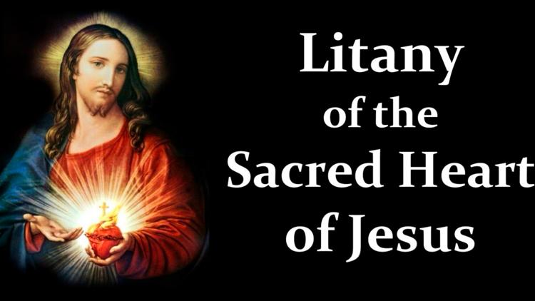 Постер The Litany of the Sacred Heart of Jesus