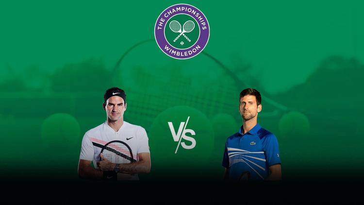 Постер Classic Wimbledon - Russian. Roger Federer v Novak Djokovic