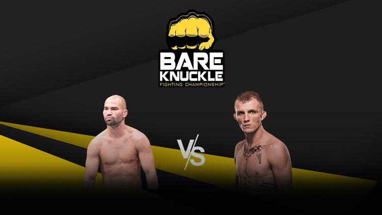 Постер Бокс. Bare Knuckle FC. Артём Лобов против Джейсона Найта