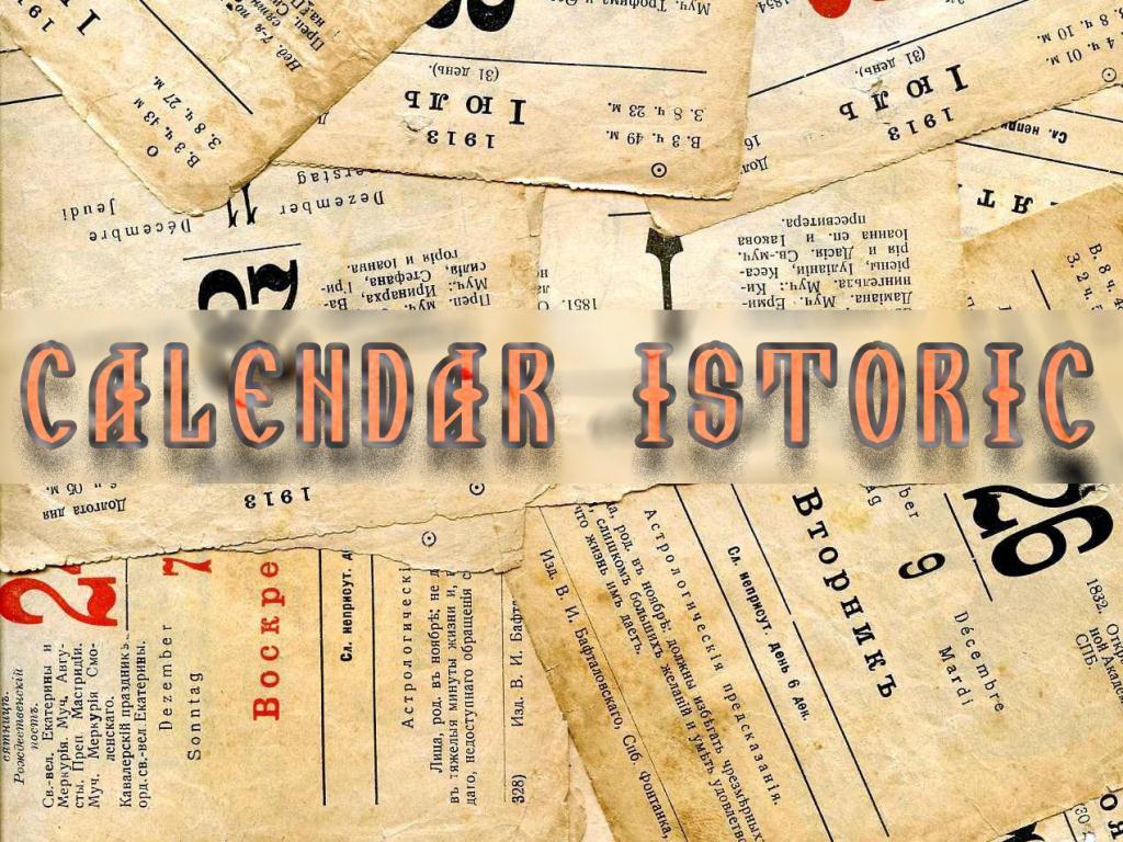 Calendar istoric (calendar-istoric) Досуг, хобби