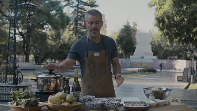 Постер Fried gnocchi in mendoza